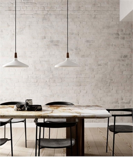 Opal Duplex Glass & Walnut Pendant Lighting – Timeless Scandinavian Elegance