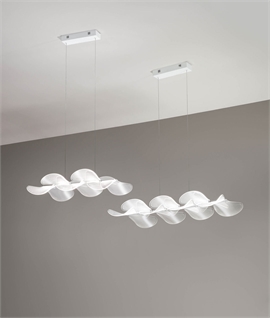 Linear Waveform Light Pendant - Dimmable LEDs