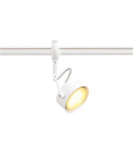 White GX53 Adjustable Track Spot Head