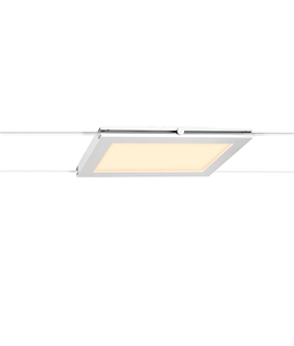 White Slimline LED Panel for 12V Cable Lighting, 9W 580lm 2700K