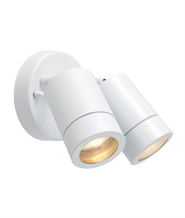 Twin Adjustable Spotlight - Mains Lamps
