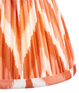 160mm Pleated Fabric Shade - 3 Zigzag Patterns