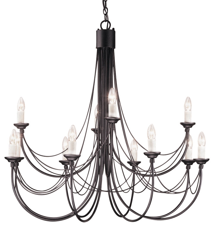 Gothic Styled Chandelier In 5 Sizes Candelabra Style Gothic Chandelier