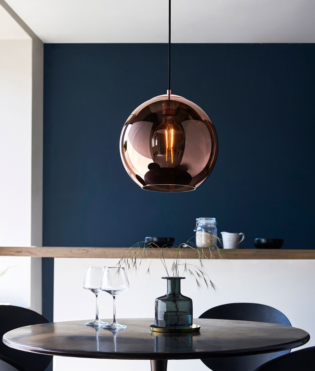 Copper round pendant hotsell