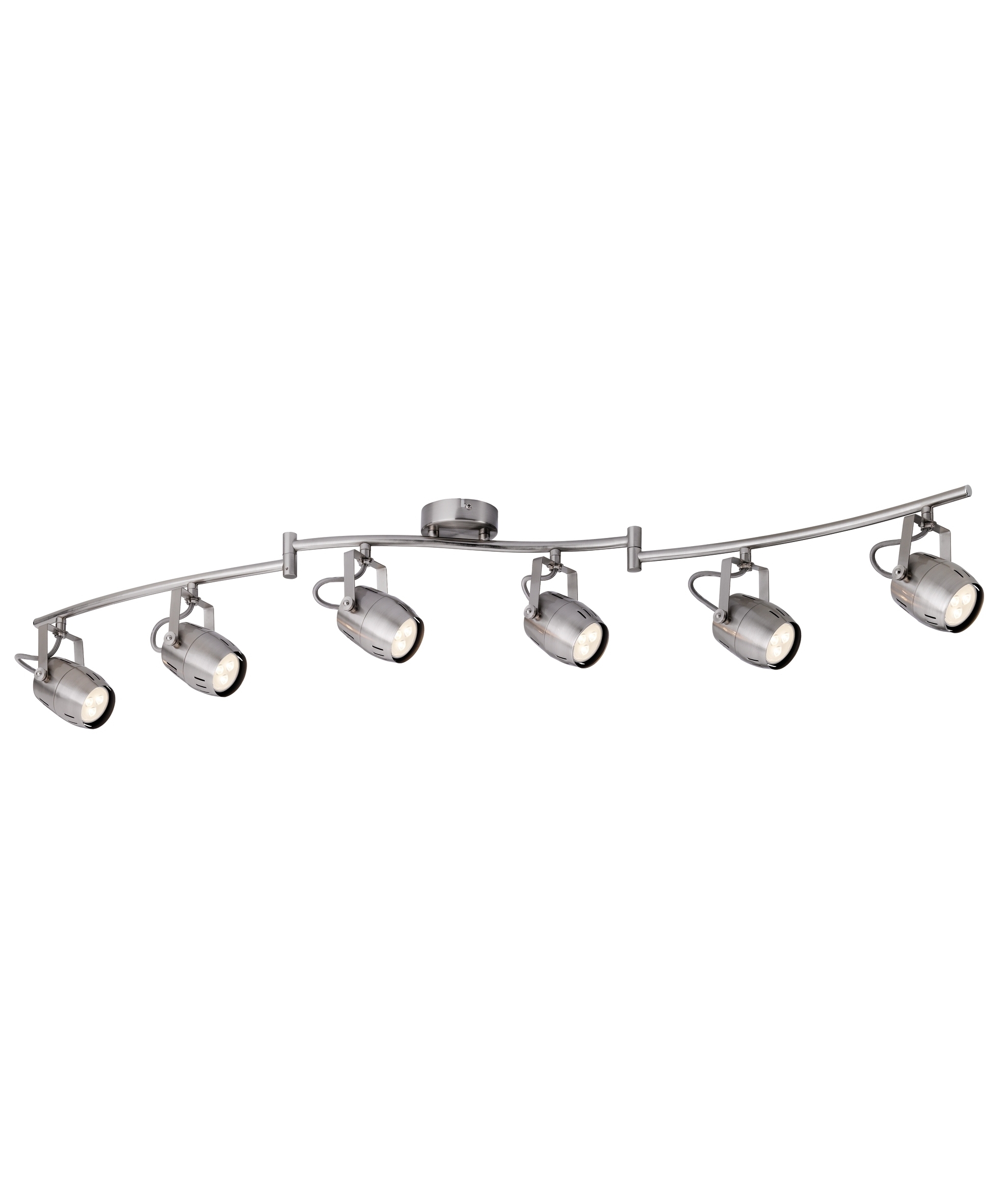 Brushed nickel on sale light bar