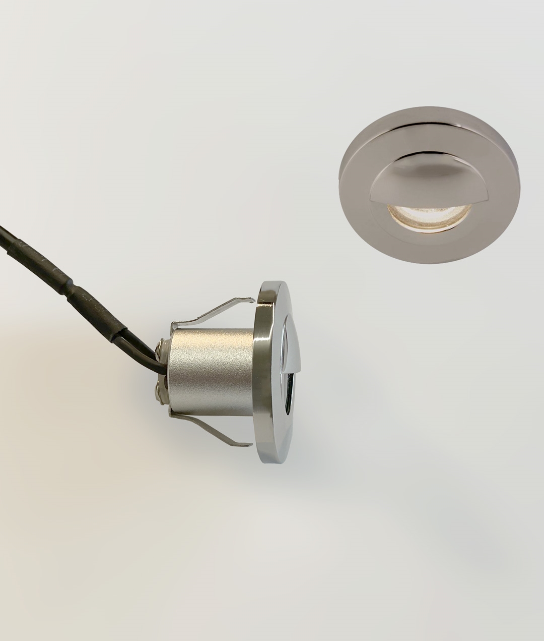 Eyelid 38 Low Glare Micro Marker Light Great on Stairs, Perfect Lighting for Glass, Alabaster