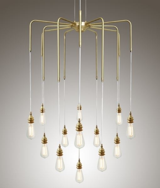 Bare Lamp 13 Arm Drop Chandelier Bare Lamp 13 Arm Drop Chandelier, Spider Light Fixture Uk