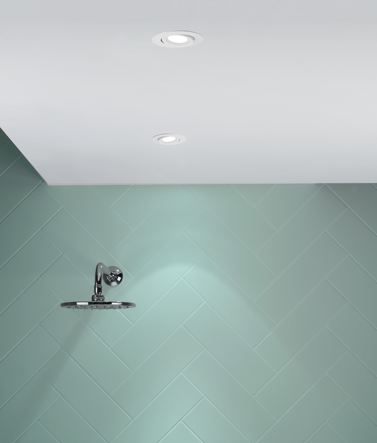 FireRated, Adjustable, Bathroom Downlight IP44 Shower Recessed LED