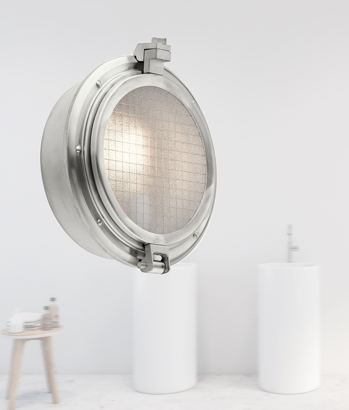 Cast Aluminium Porthole Style Light weatherproof IP44 rating For Wall