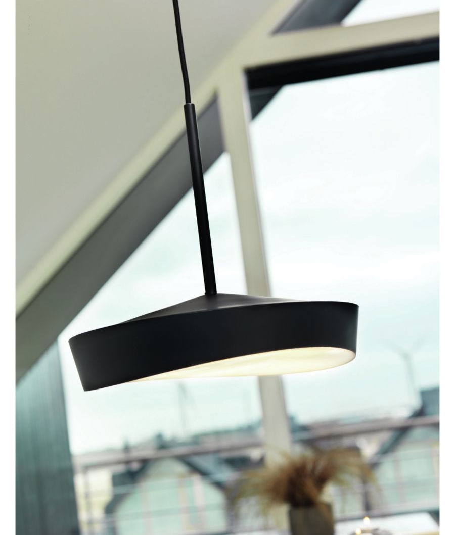 black modern pendant
