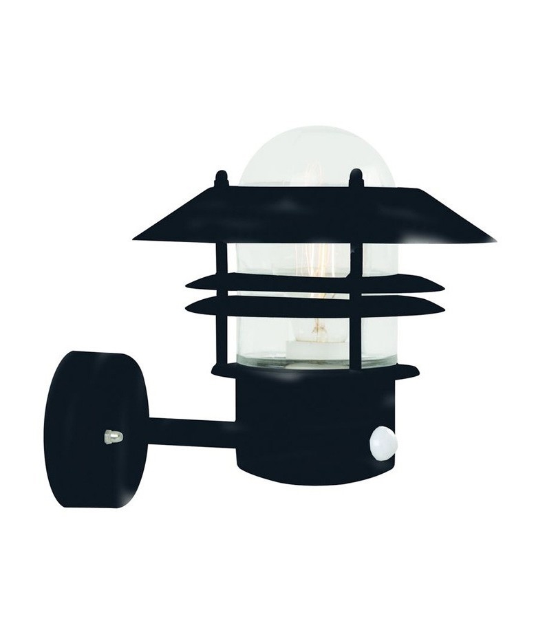 Pir Sensor Exterior Light With Scandinavian Louvre Design Scandinavian Louvre Design Light With Pir Sensor