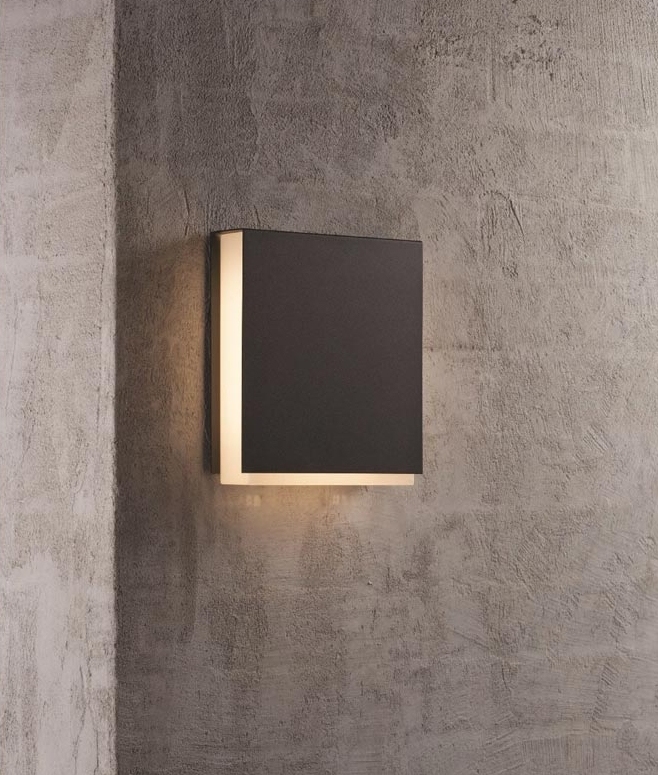Exterior Led Ip44 Square Wall Light