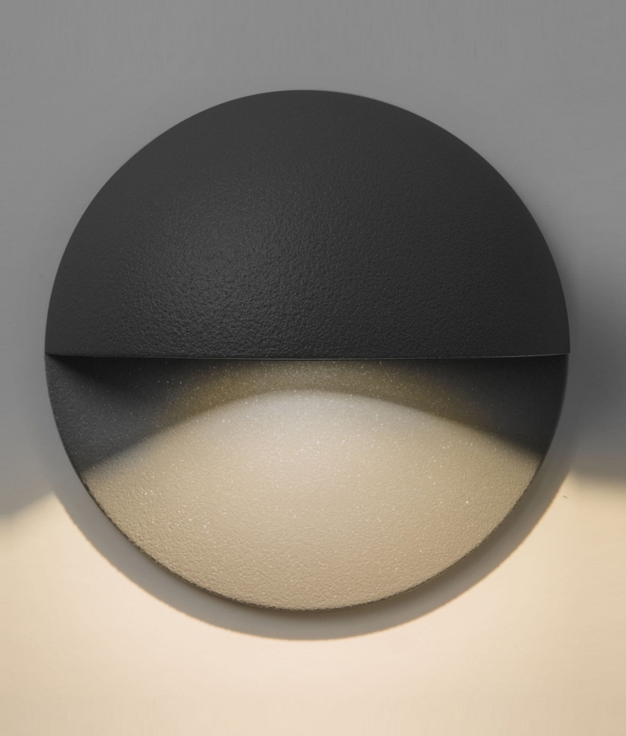 Round Half Dome LED Wall Light - IP65 Rated