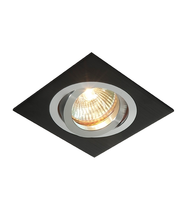 Black cheap square spotlights