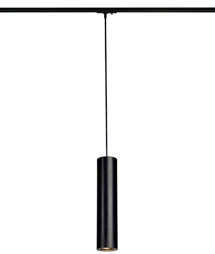 Single Suspended Tube Pendant Light for Use on Lighting Track