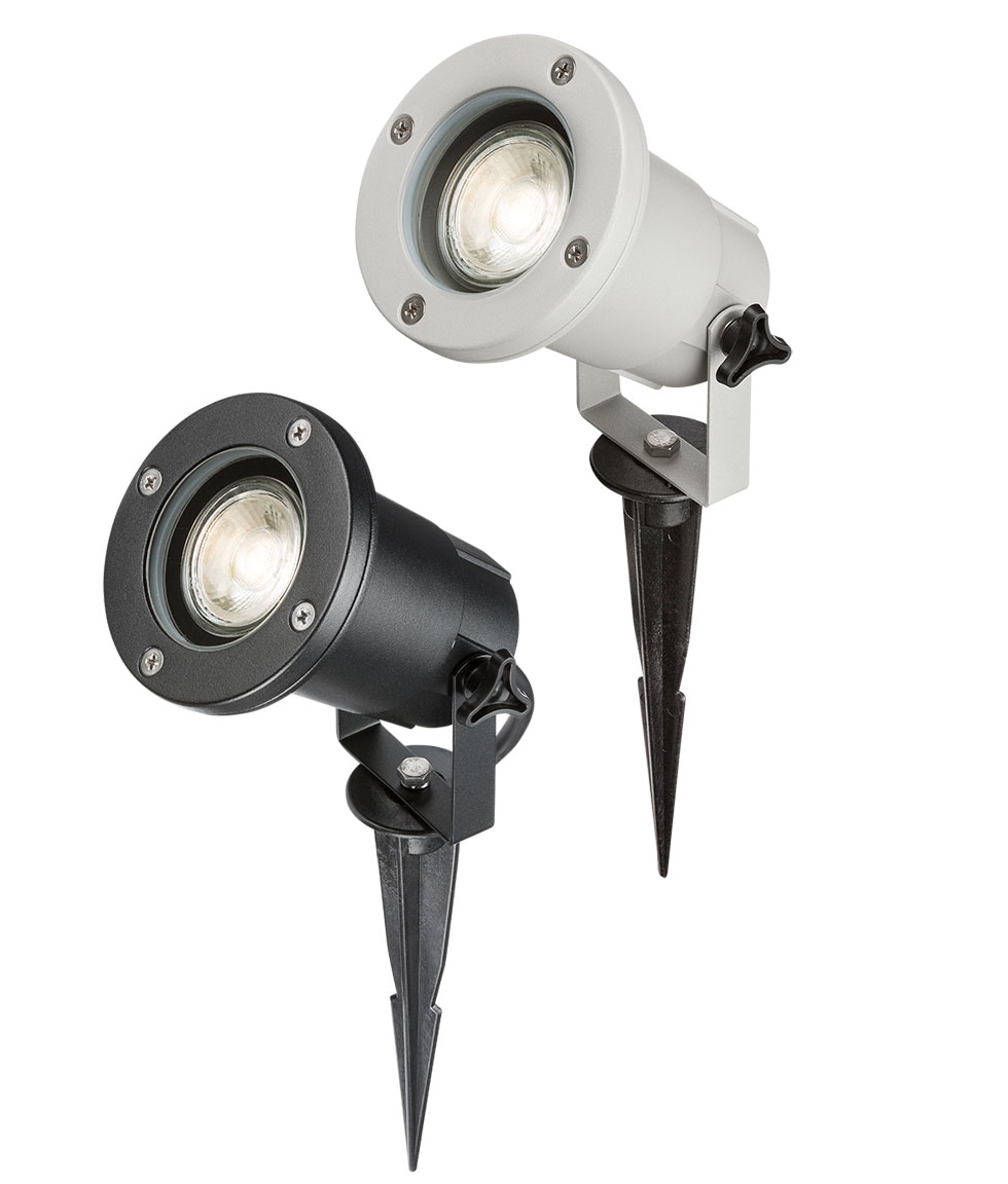 Mains powered spike garden lights deals