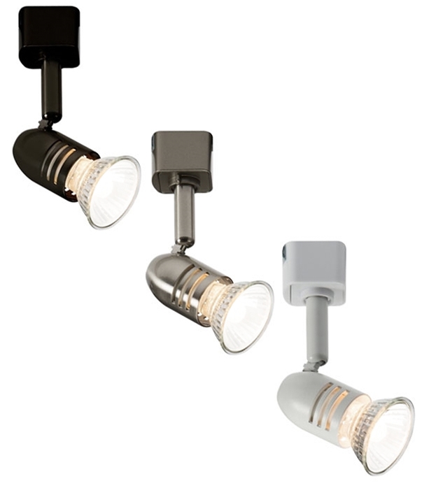 Basic Mains Track GU10 Track Head Adjustable