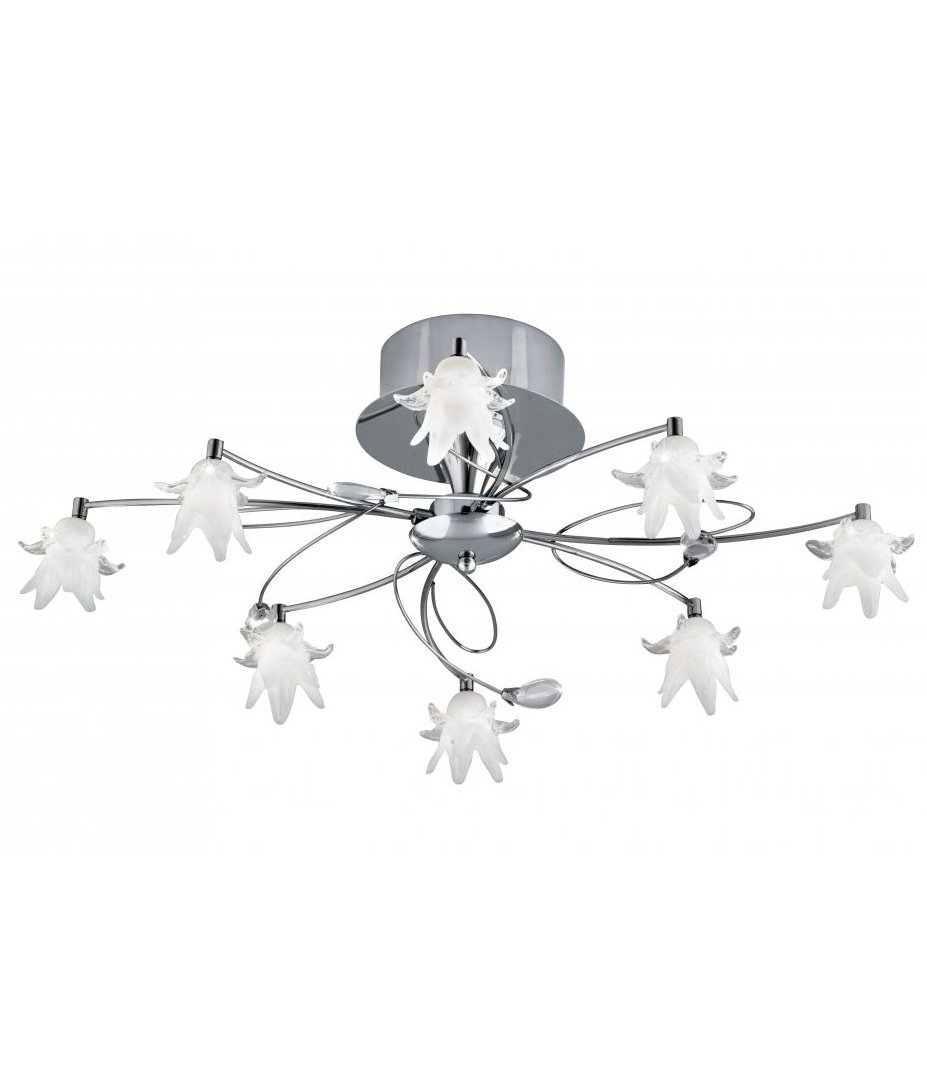 Calla 8 Light Semi Flush Mount Fitting