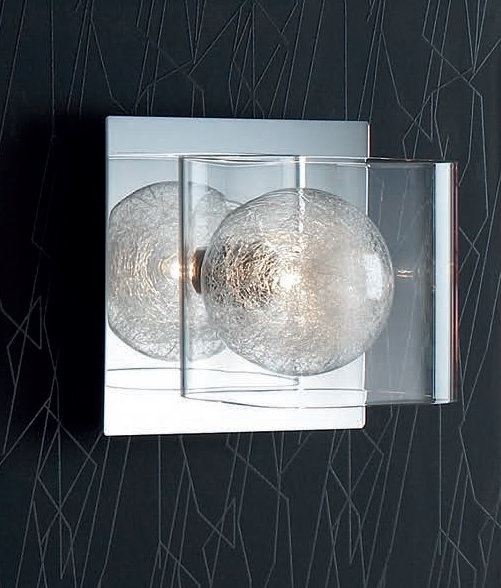 Clear Shade & Glass Filament Inner Wall Light
