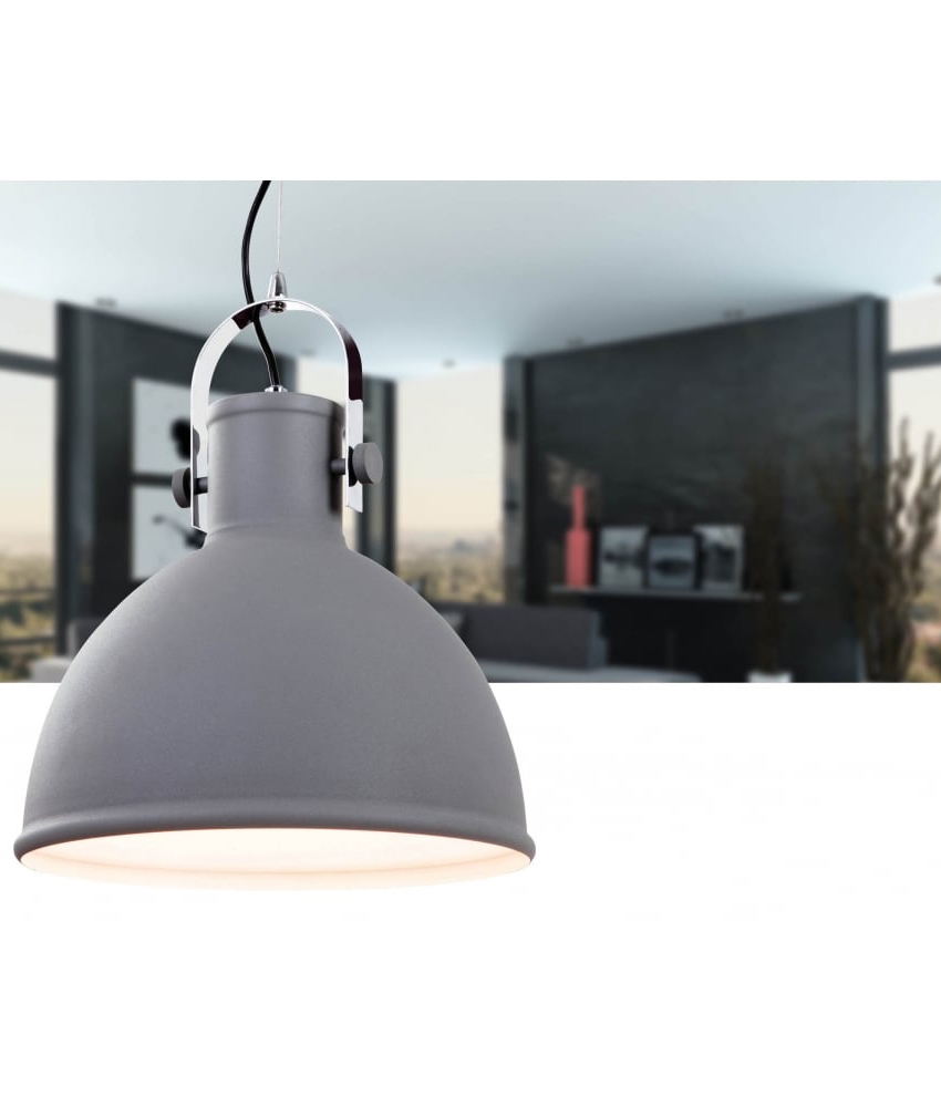 Modern Industrial Style Metal Dome Pendant