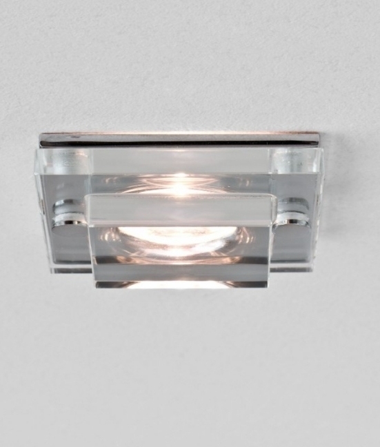 Square Glass LED Downlight IP65 Rated