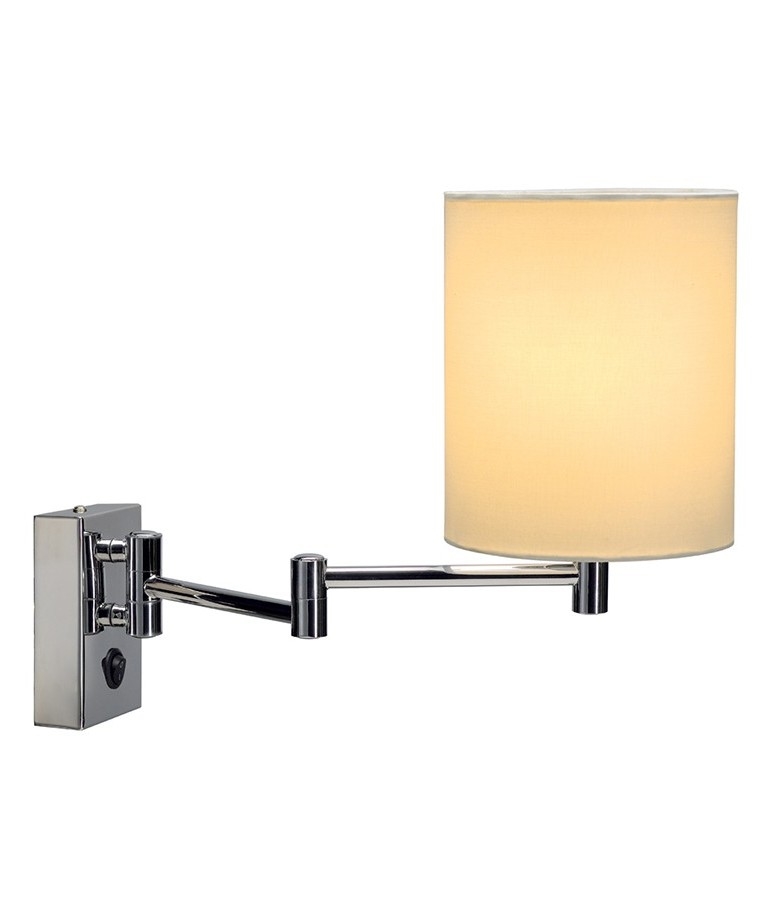 Traditional Extendable Wall Lamp with Shade