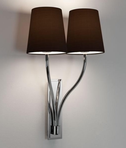 Twin Elegant Wall Bracket Light in Chrome