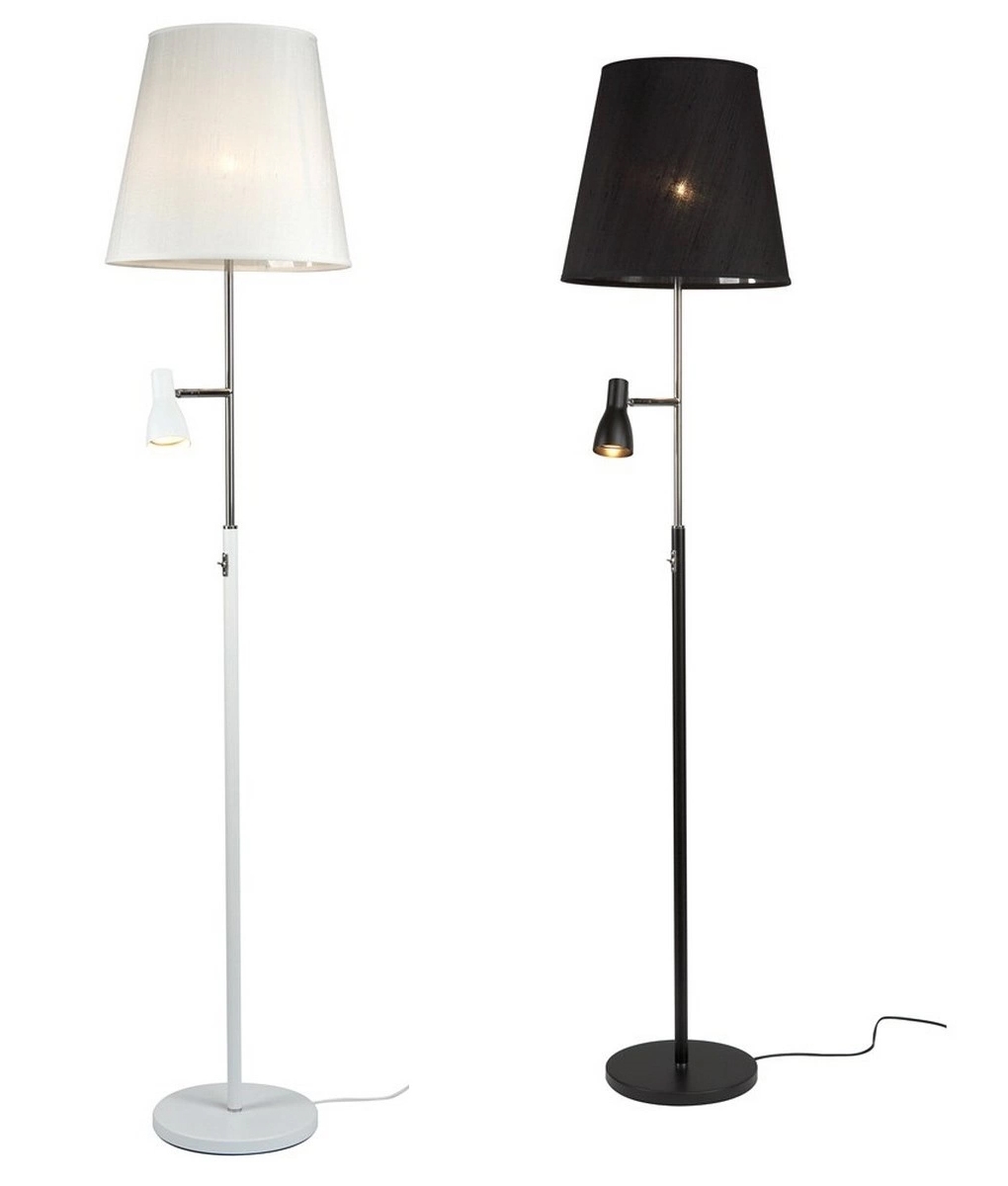 Shaded Floor Lamp And Dimmable Led, Dimmable Reading Floor Lamp