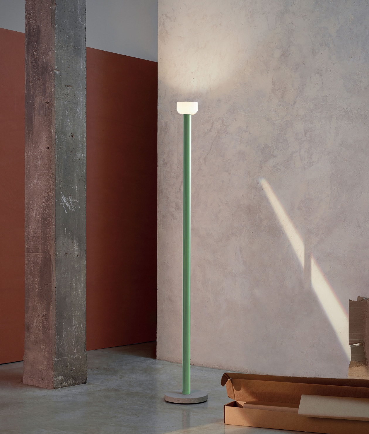 Green Bellhop Floor Lamp by Flos