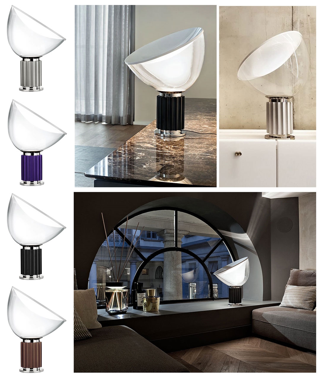 Taccia Small Table Lamp By Flos, Very Small Table Lamps Uk