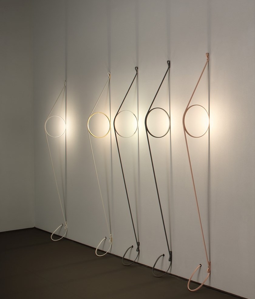 Flos Wirering Wall Light with Coloured Ring Choice