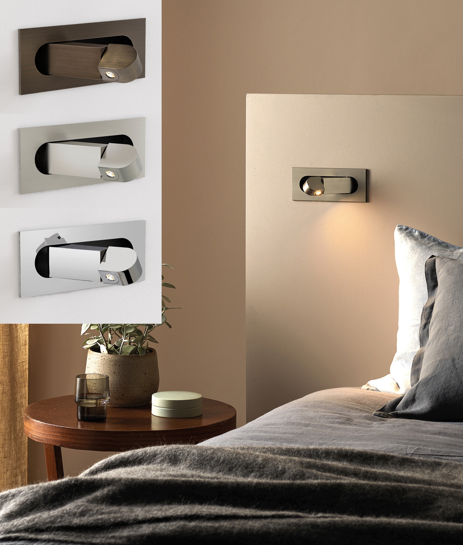 Wall Mount Reading Light Lamp Bedside Reading Headboard Reading Light Task Light 