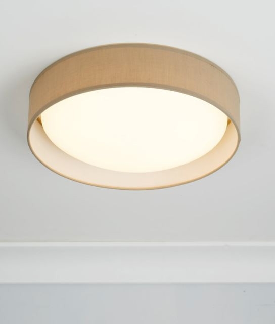 Flush Round Ceiling Light With Diffuser - Flush Ceiling Spotlight Fitting