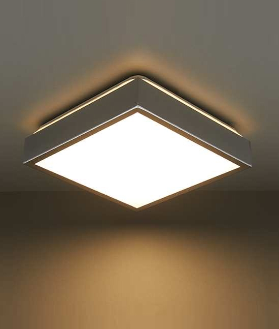 square ceiling light bathroom