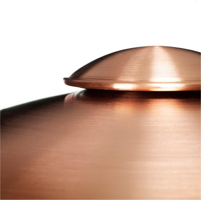 HL 410 Steel & Copper Exterior Wall Light