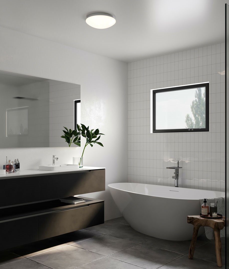 Bathroom Ceiling Flush Led Light With Sensor Ip44