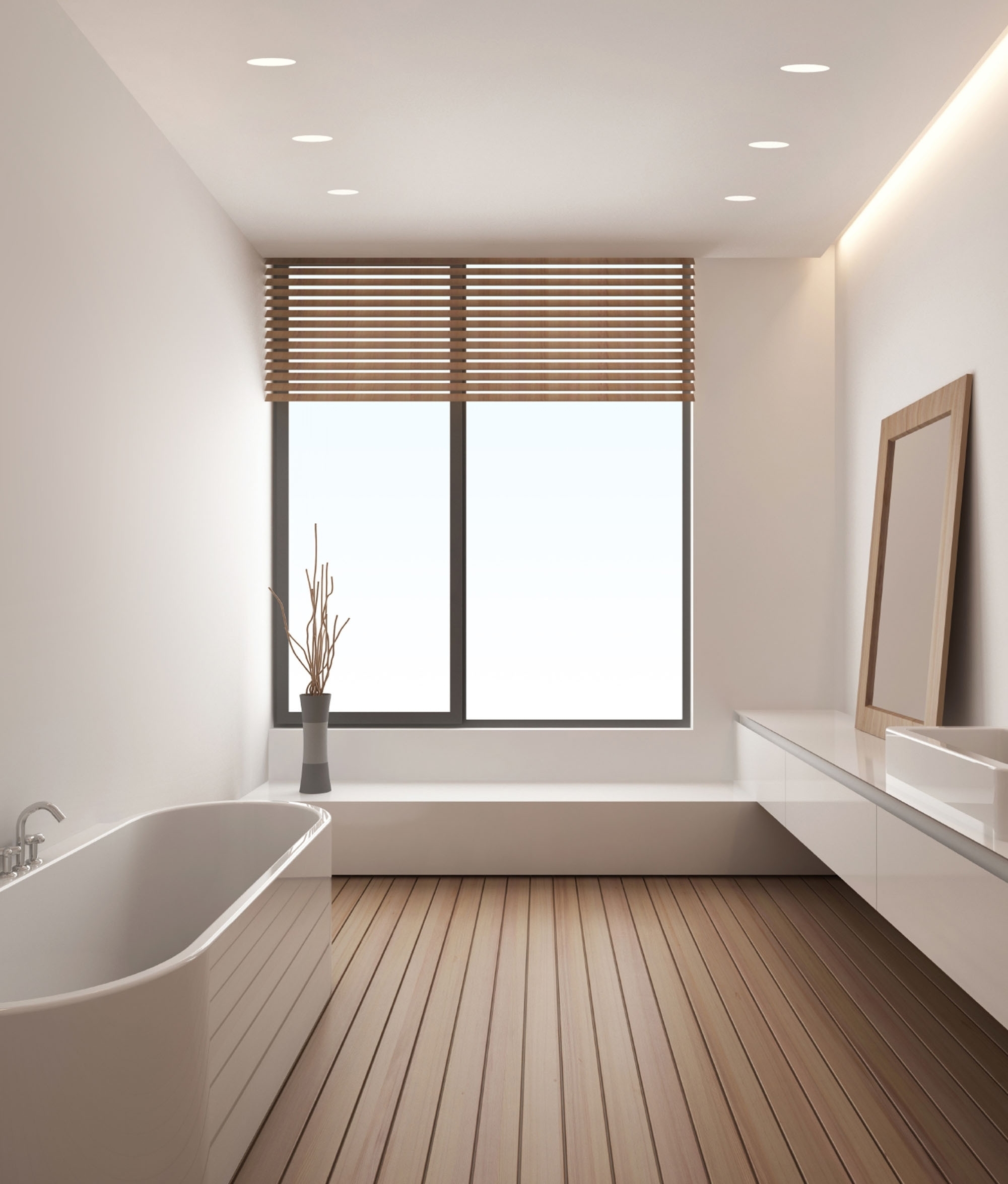 Trimless recessed led downlights