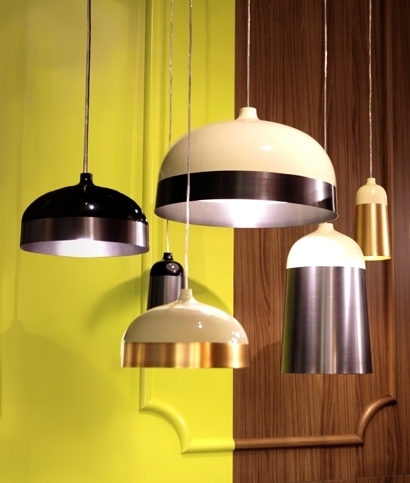 glaze charcoal pendants cream shapes four