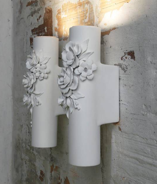 Wall light on sale flower