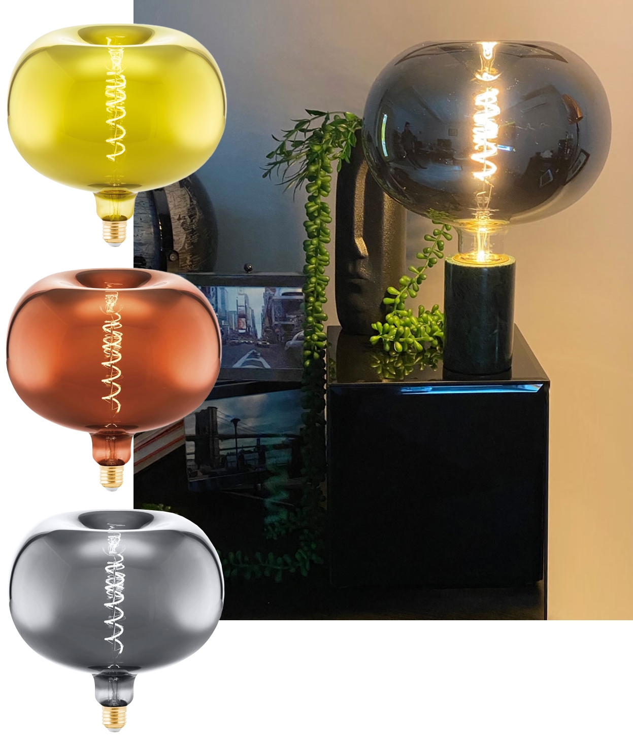 Gold coloured lamps online