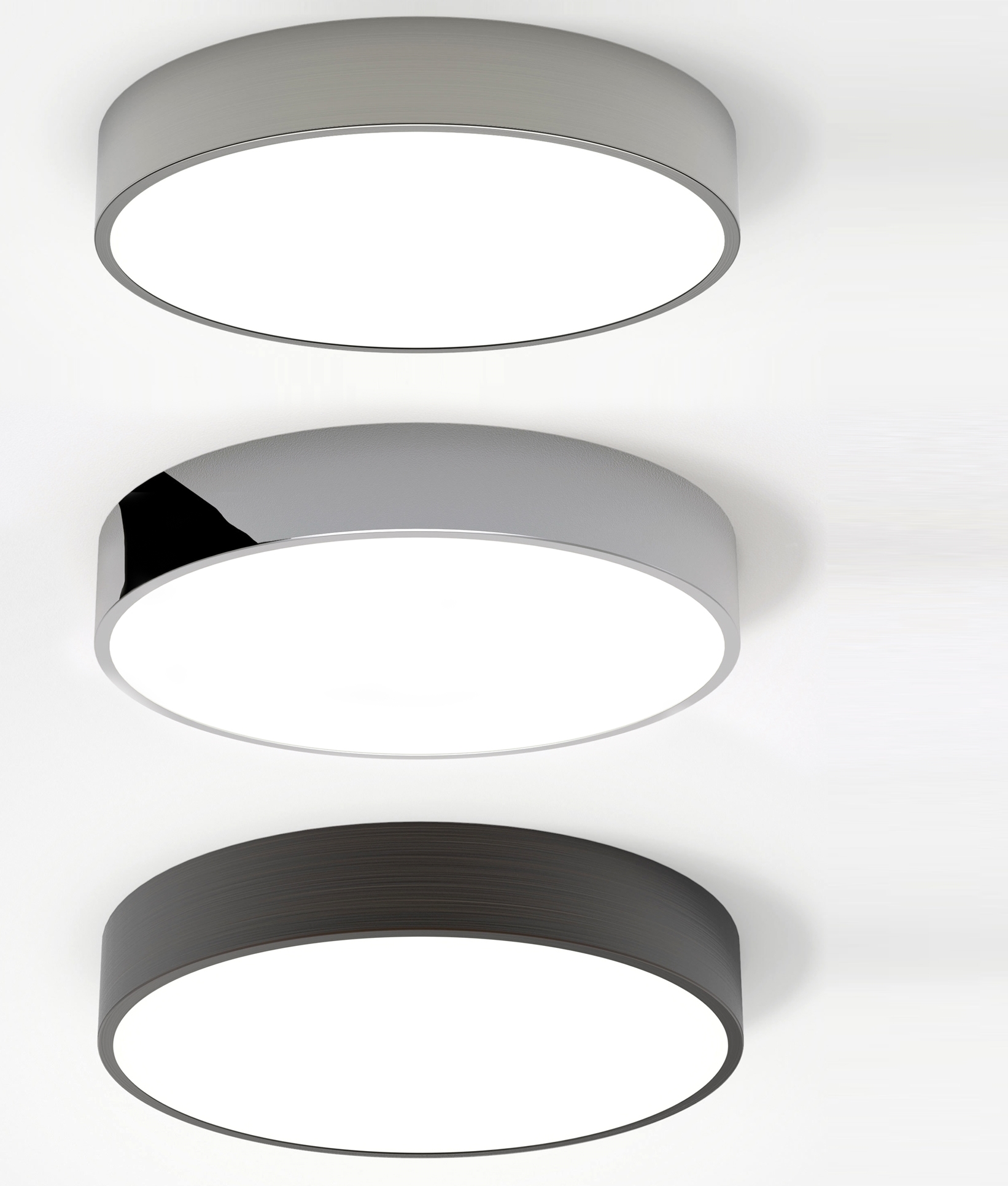 Bright Energy Saving Led Ceiling Light Flat Drum