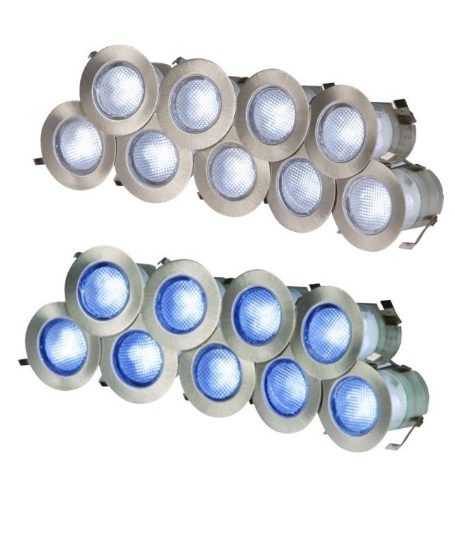 Ten Light LED Decking Lights - 30mm