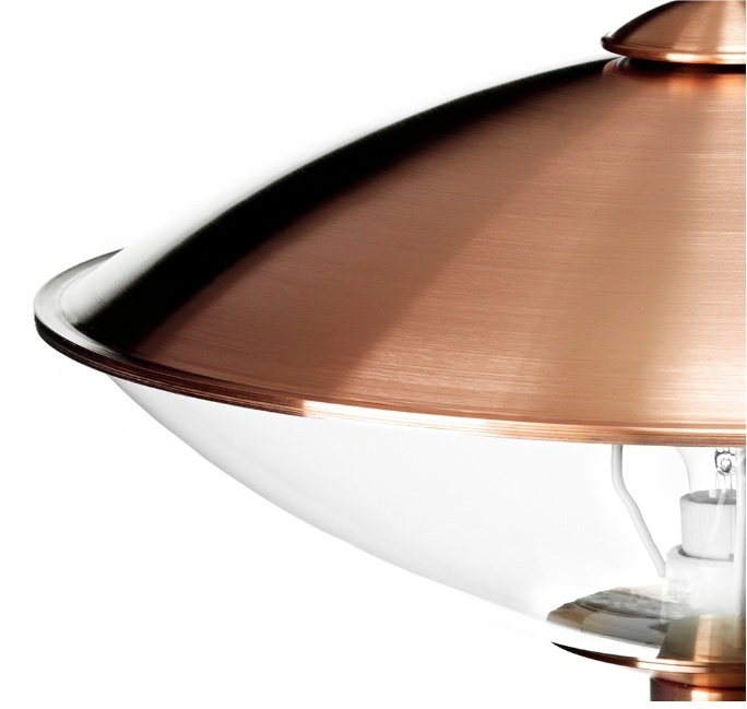 HL 410 Steel & Copper Exterior Wall Light