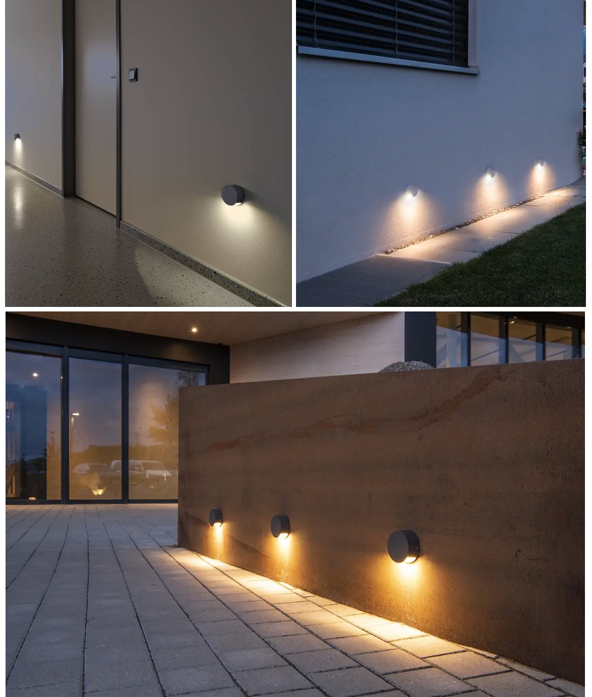 Low Level Mains LED Light PuckLike Design Use Indoor or Out