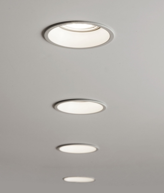 Low Glare White Finish Downlight Mains