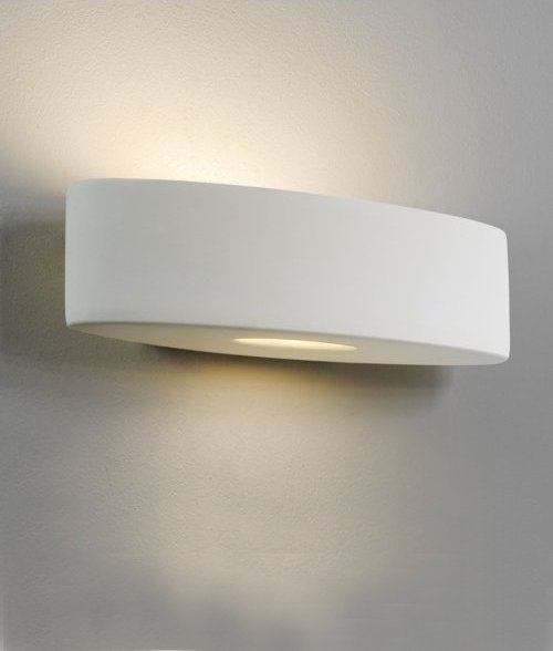 Lozenge Shape Ceramic Wall Uplight W:310mm