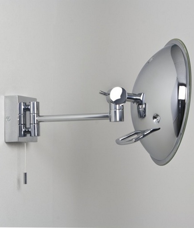 Vanity illuminated adjustable mirror for bathrooms ...