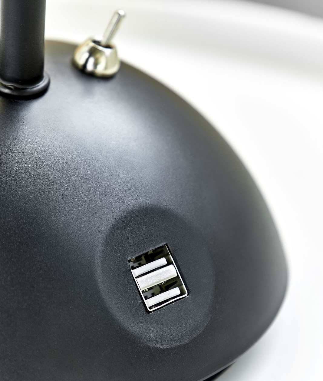 Modern Adjustable Table Lamp with USB Charger Two Colours