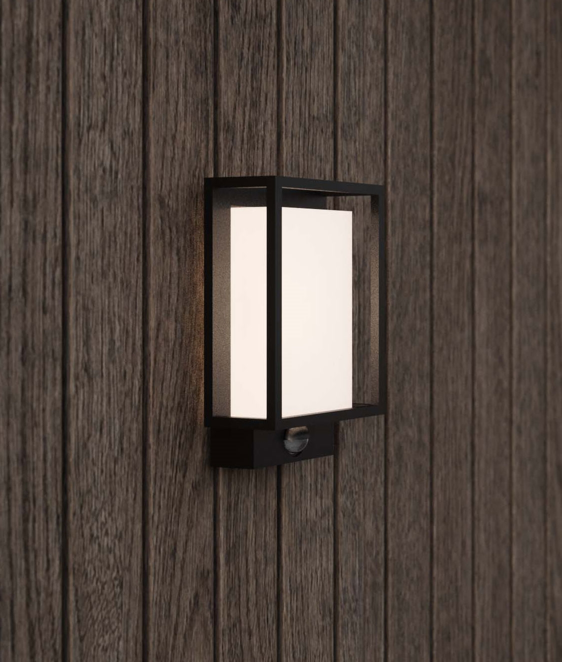 Modern Box Exterior Wall Light Pir Option