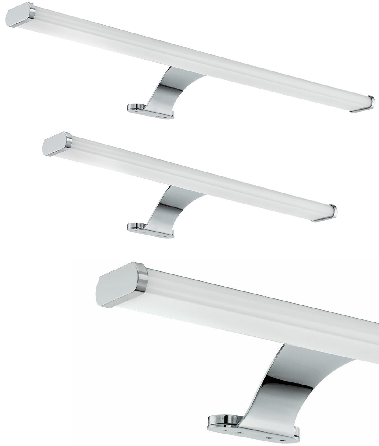 Slim LED Bathroom Over Light Retrofit IP44 Sizes 40cm or 50cm